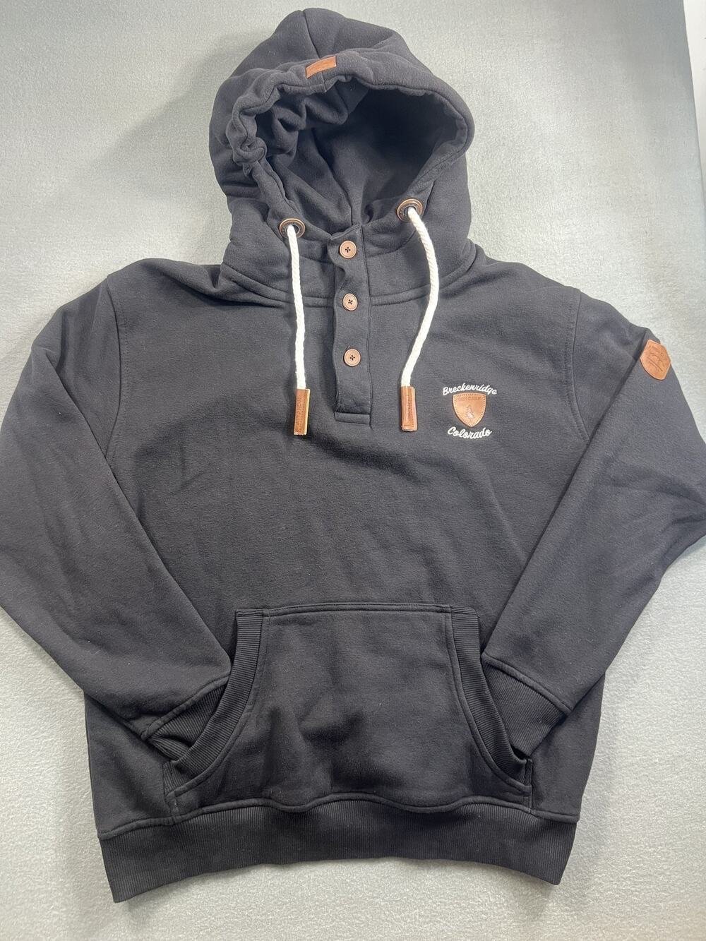 High Camp Outfitters Men's Large Black Fleece Hoodie